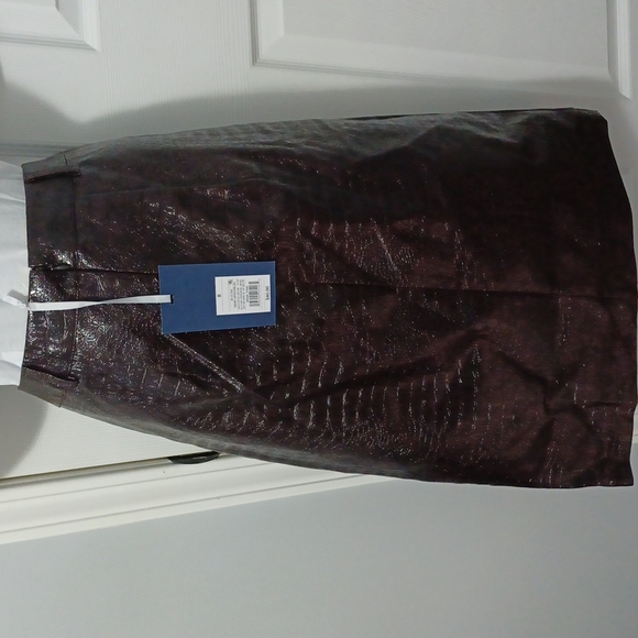 Rachel Comey Brown Long Pencil Skirt with Buttons and Pockets - Picture 7 of 13